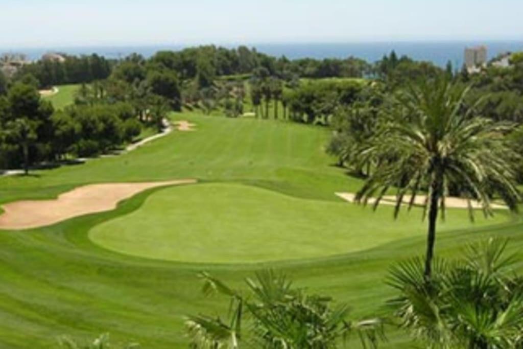 Atico Con Piscina, Golf, Vistas Al Mar Apartment ตอร์เร เด เบนากาลบอน ภายนอก รูปภาพ